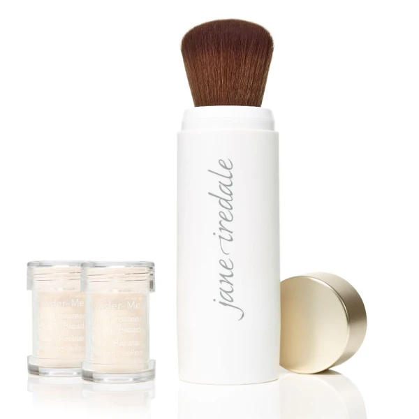 Powder-Me SPF® 30 Dry Sunscreen Refillable Brush: Transculent (1 stuk + 2x2,5 gr)